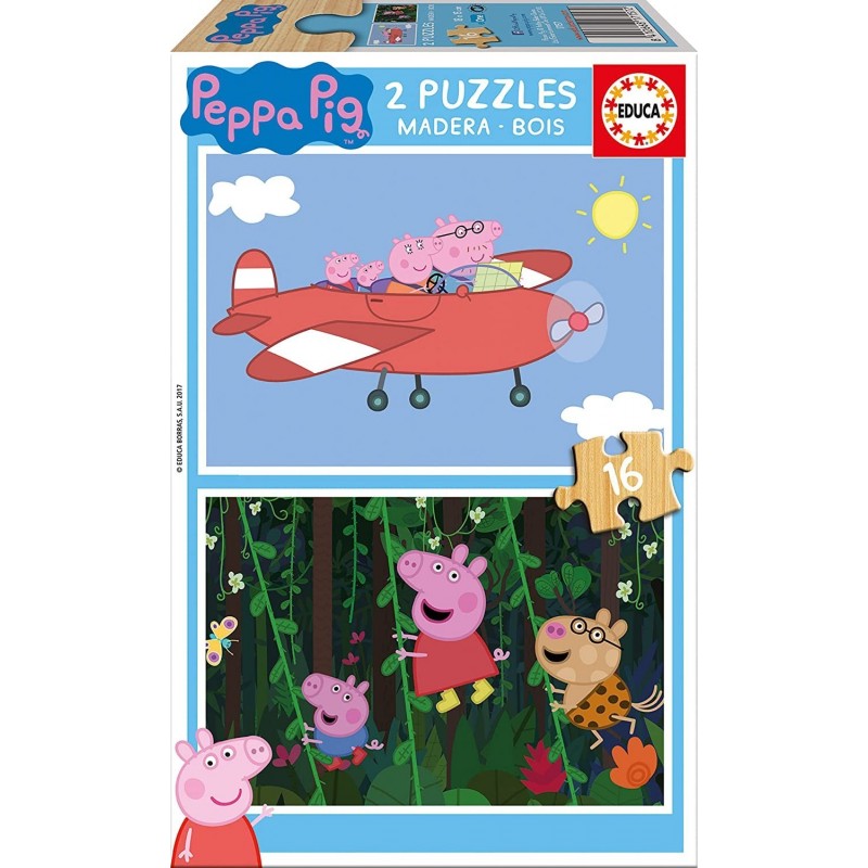 Educa - Peppa Pig, 2 Puzzles...