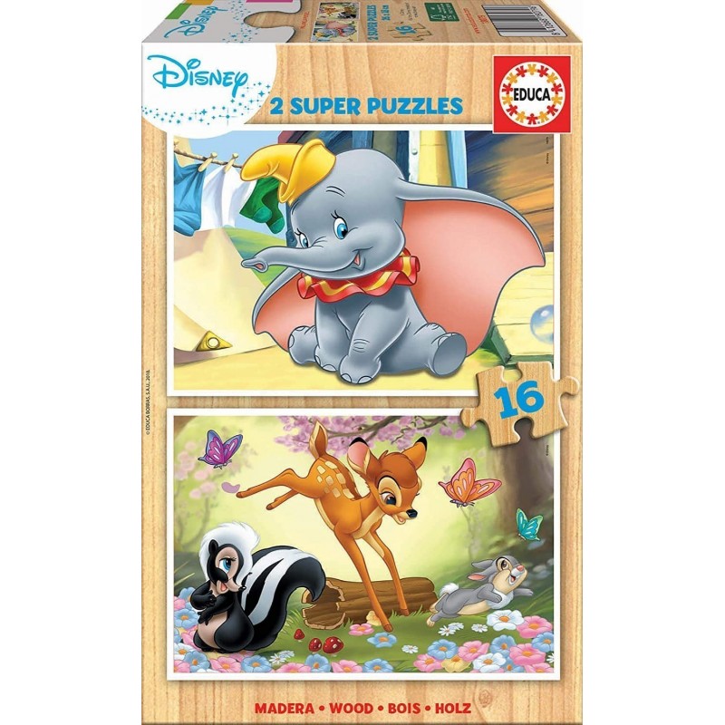 Educa- Disney Animals : Dumbo y Bambi...