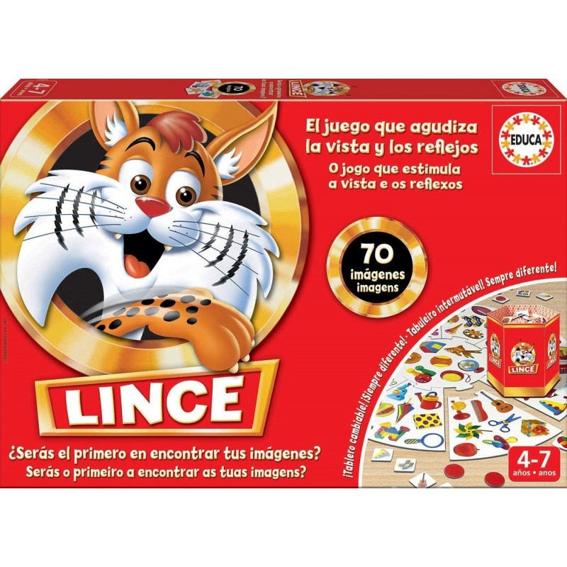 Educa-Lince 70 Imágenes Juego de Mesa...