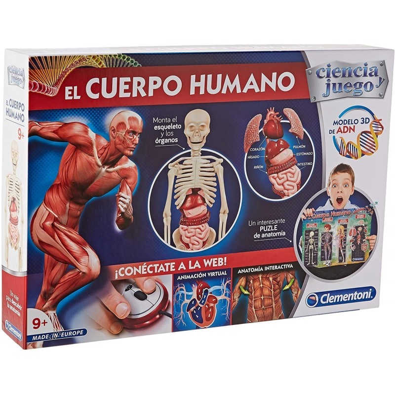 Clementoni-El Cuerpo Humano, , Talla...