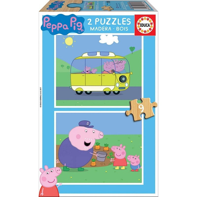 Educa - Peppa Pig, 2 Puzzles...