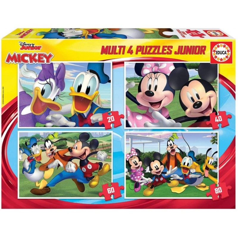 Educa Borrás-Multi 4 Puzzles Junior...