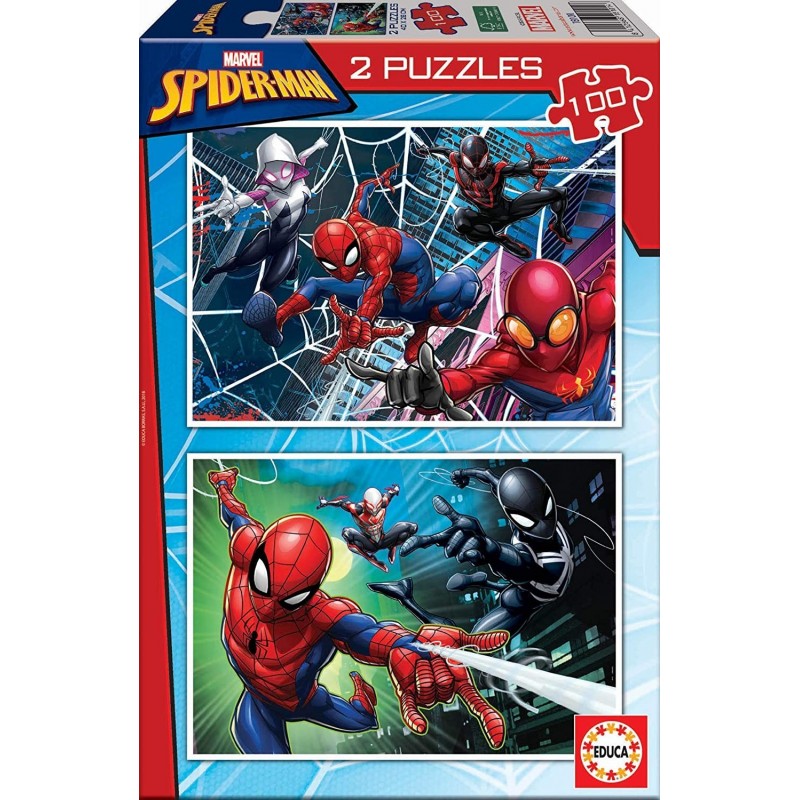 Educa Spider-Man, 2 Puzzles...