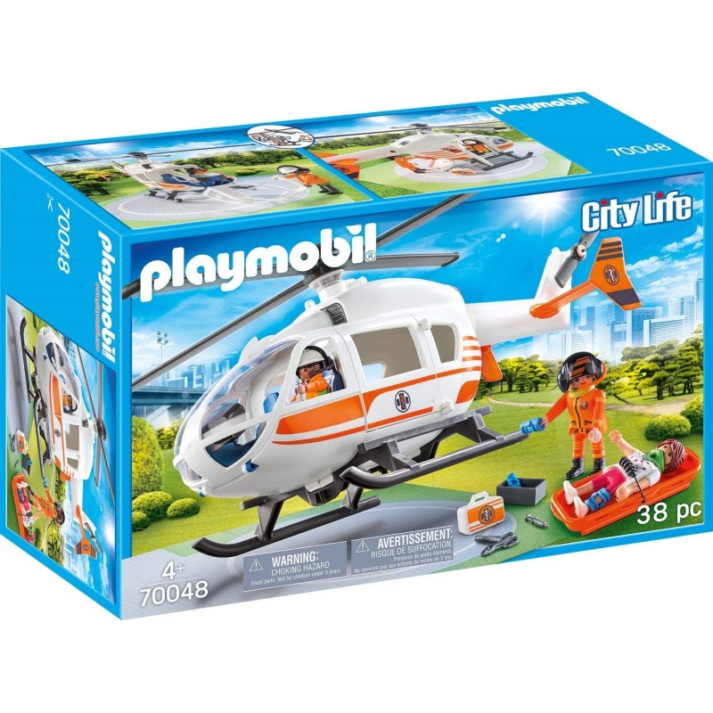 PLAYMOBIL City Life Helicóptero de...