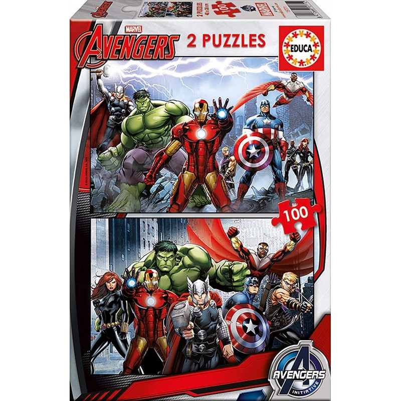 Educa - Avengers, 2 Puzzles...