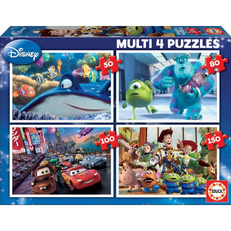 Educa - Multi 4 Puzzles infantil...