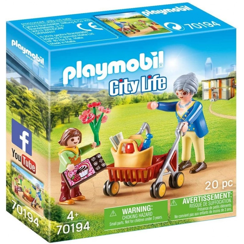 PLAYMOBIL 70194 City Life Abuela con...