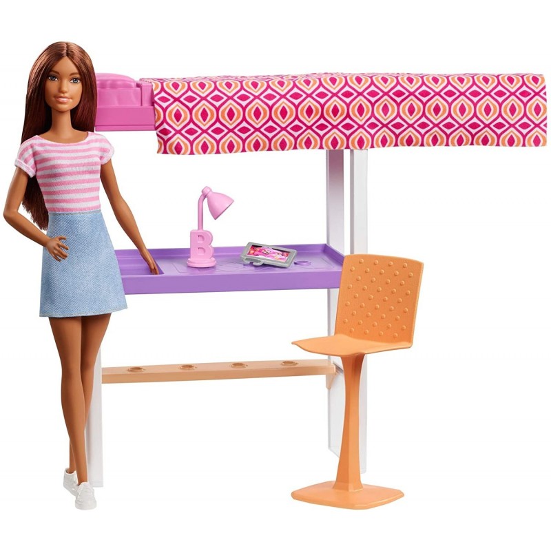 Barbie Muñeca con muebles de...