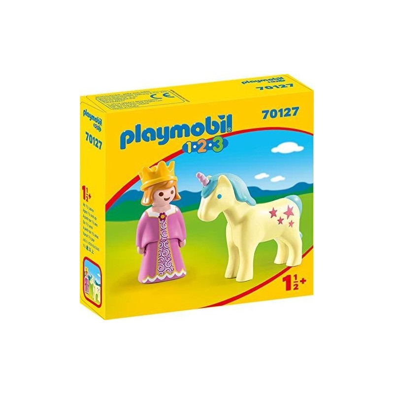 Playmobil 1.2.3 Princesa Unicornio