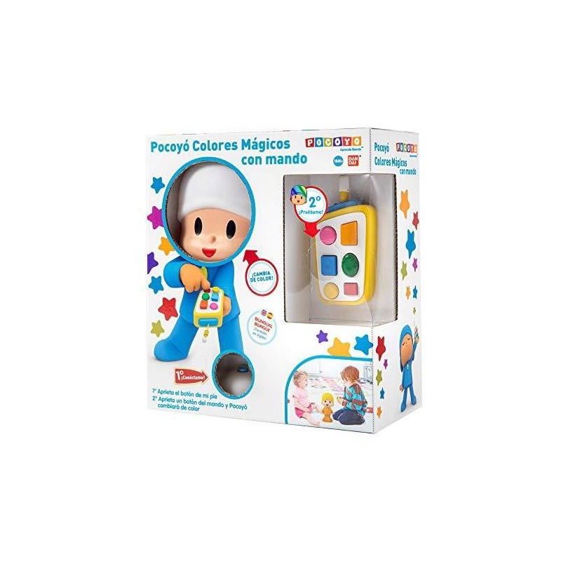 Pocoyo - Peluche Colores Mágicos con...