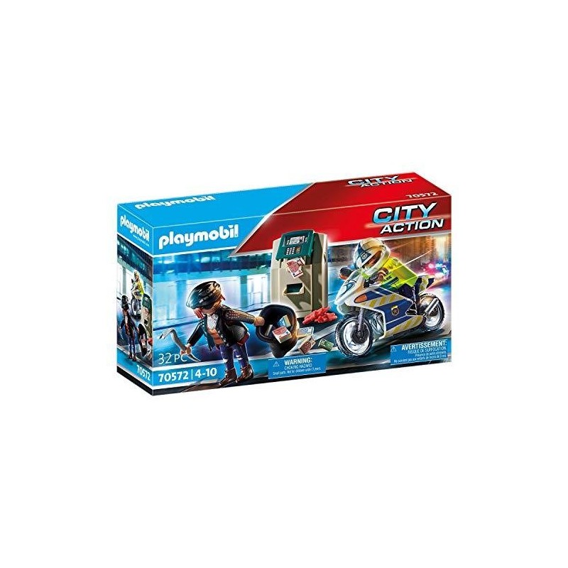 PLAYMOBIL City Action 70572 Moto de...