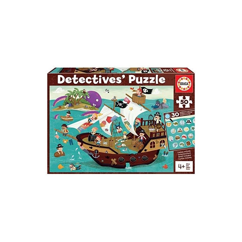 Educa Detectives Piratas. Puzzle...