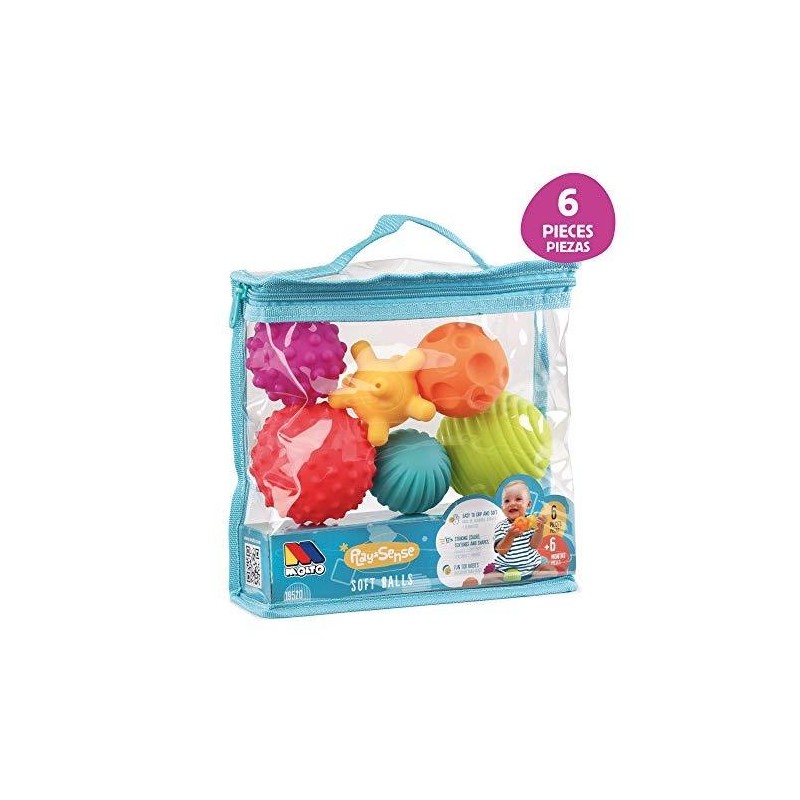 Bolsa Bolas sensoriales 6 pcs Molto