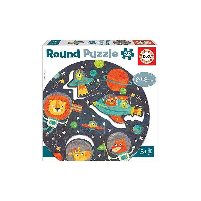 Educa 18908 Round Espacio. Puzzle...