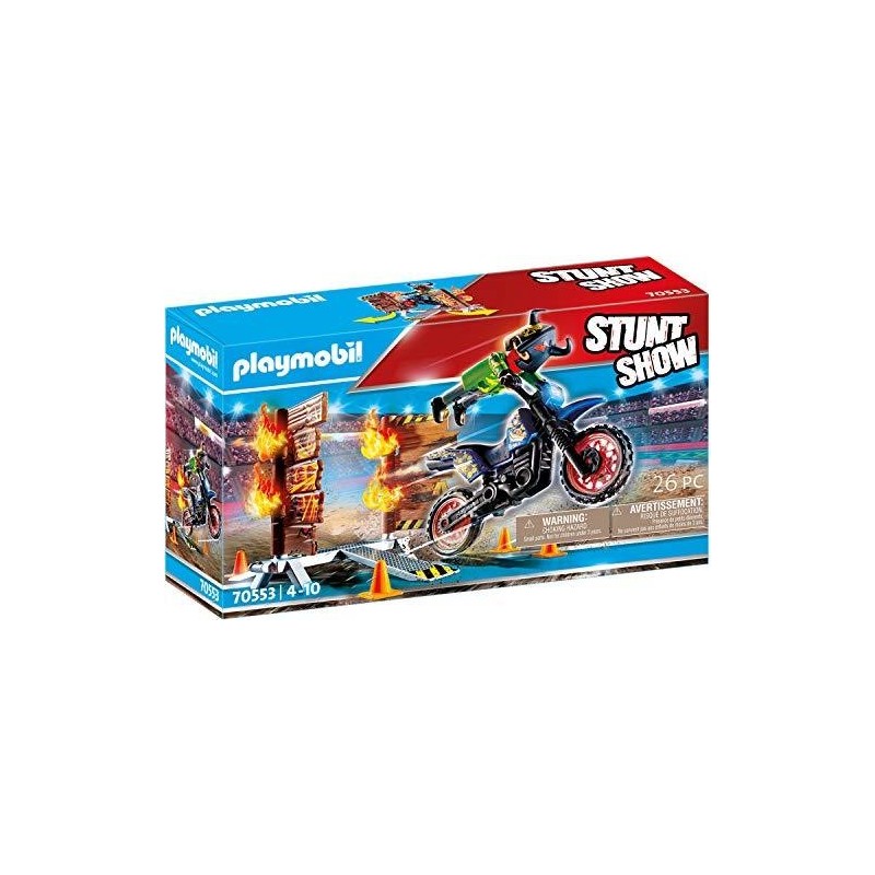 PLAYMOBIL Stuntshow 70553 Moto con...