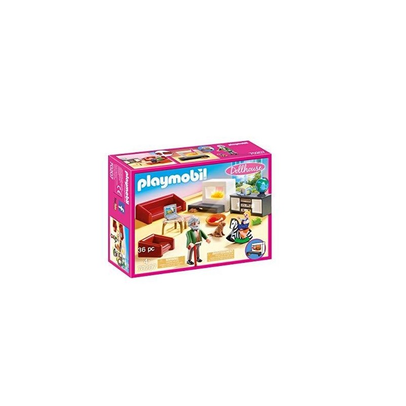 PLAYMOBIL Dollhouse 70207 Salón, con...