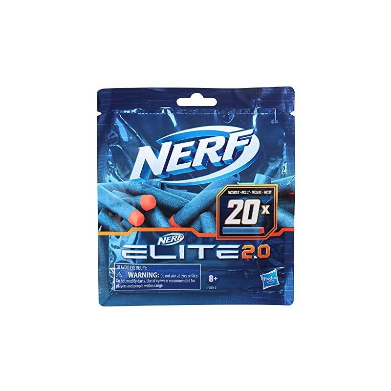 Nerf- Elite 2.0 20 Dardos (Hasbro...