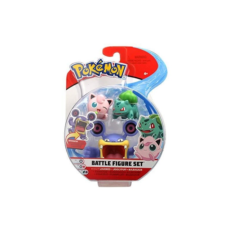 Bizak- Pokemon Pack de 3 Figuras...