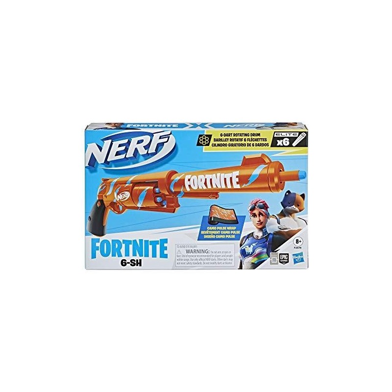 Nerf Lanzador Fortnite 6-SH - Pulso...