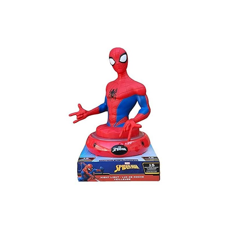 LAMPARA DE NOCHE FIGURA 3D SPIDERMAN