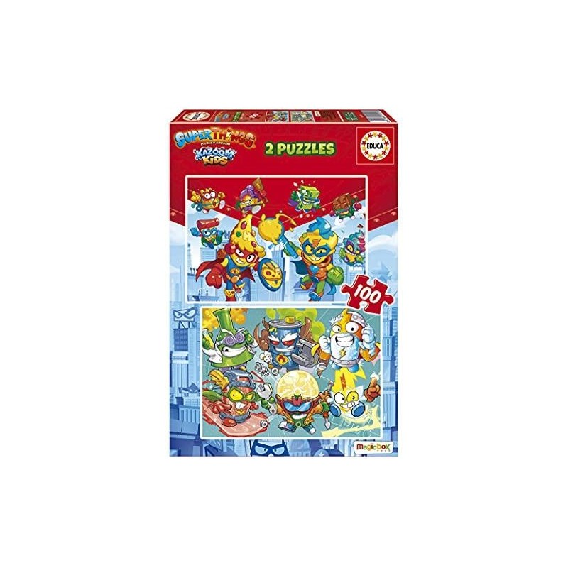 Educa Superthings. Set de Dos Puzzles...