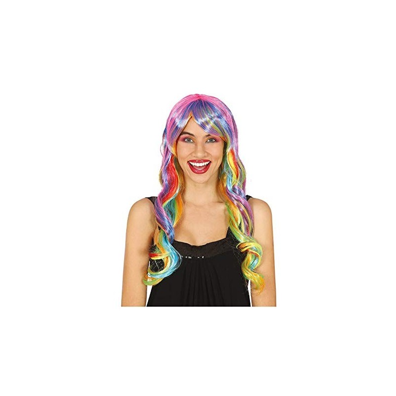 FIESTAS GUIRCA Wavy Multicolor Wig - Box