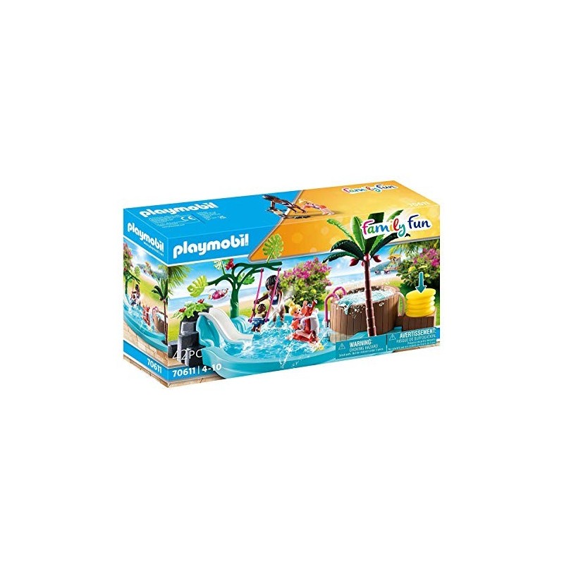 PLAYMOBIL Family Fun 70611 Piscina...