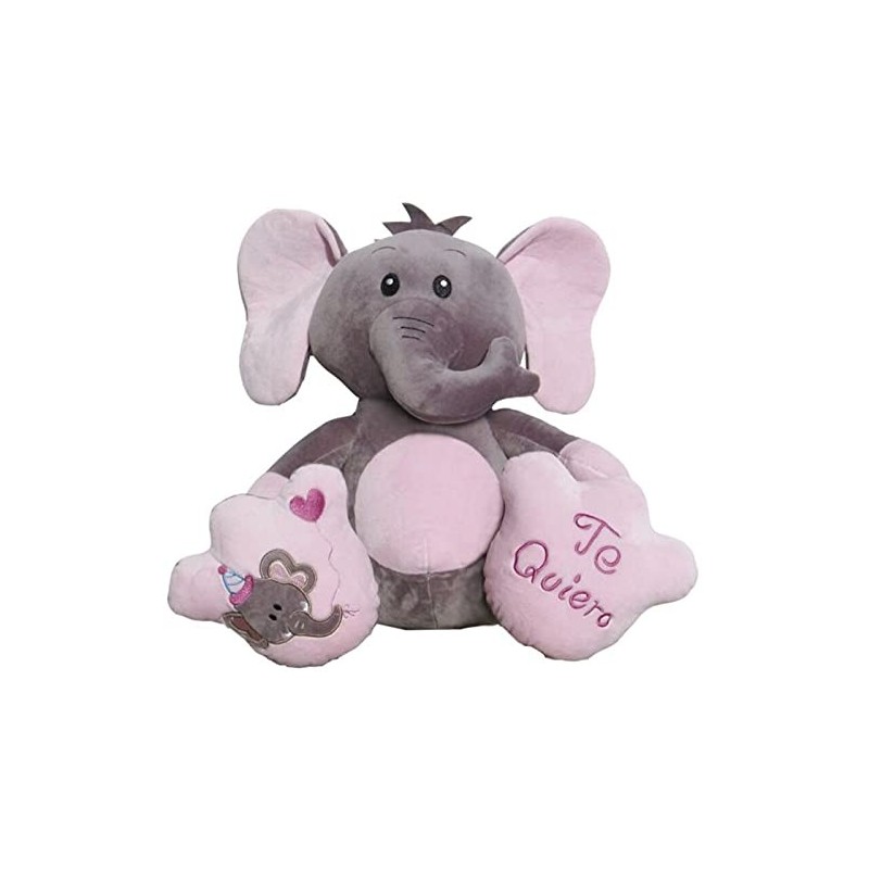 PELUCHE ELEFANTE T. Q. 40 CM