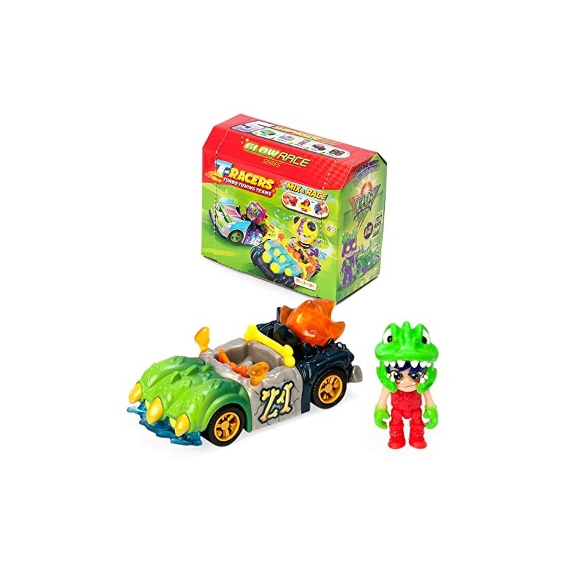 T-RACERS Serie Glow Race  Coche y...