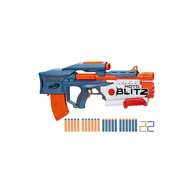 NERF Lanzador Elite 2.0 Motoblitz -...