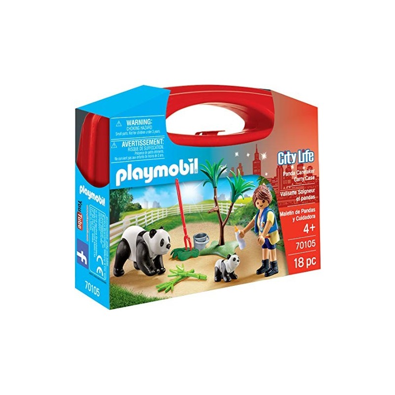 PLAYMOBIL Maletín Cuidadora Pandas...