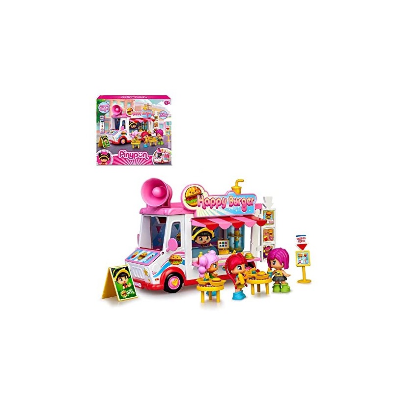 Pinypon - Happy Burger, playset...