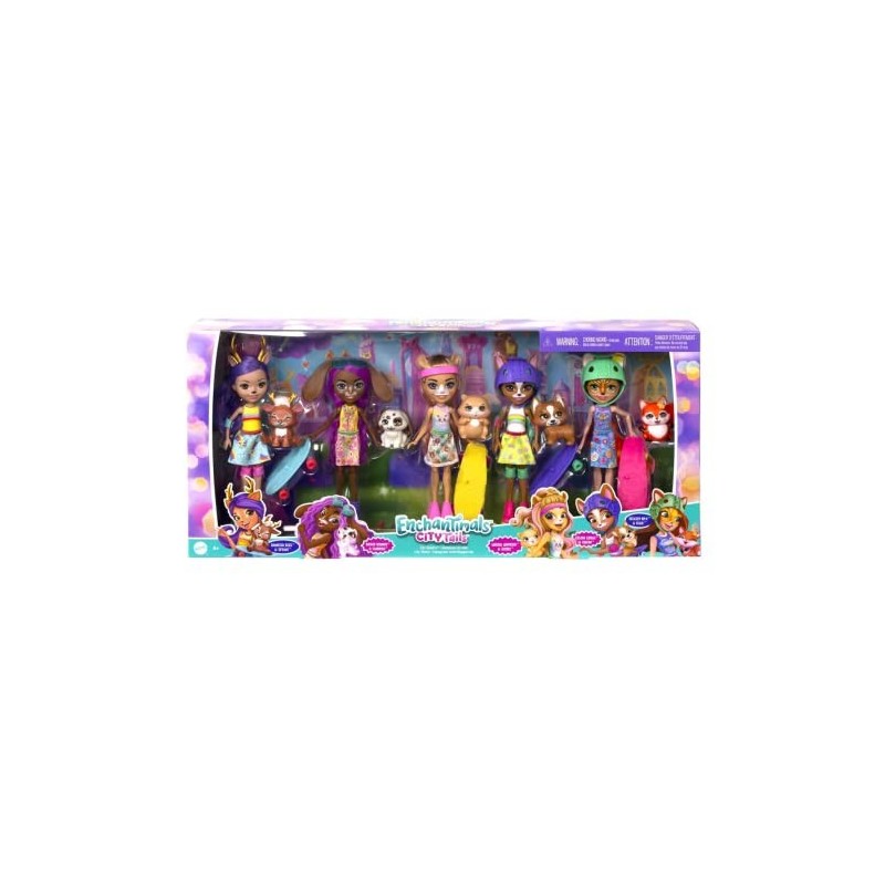 Mattel Enchantimals City Tails Pack 5...