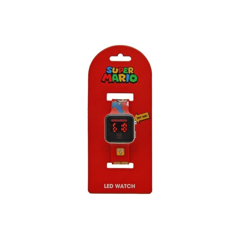 Kids Euroswan- Reloj LED Super Mario,...