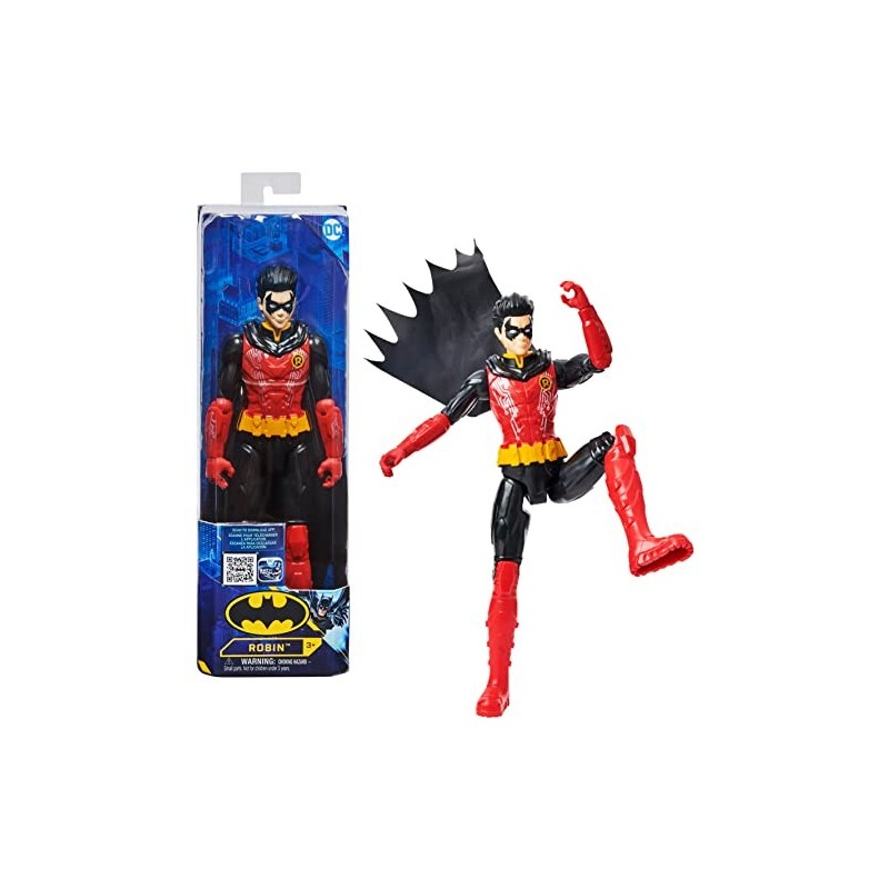 BATMAN - ROBIN FIGURA 30 CM BAT TECH...