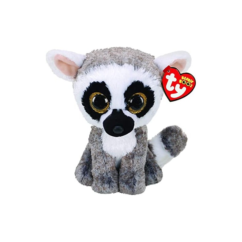 TY - Beanie Boo Mono Lémur Linus - 15 CM