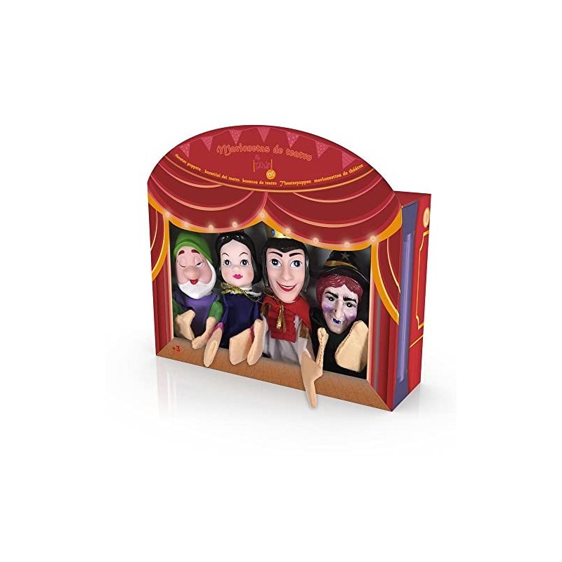 YWA- Set DE 4 Marionetas Blancanieves...