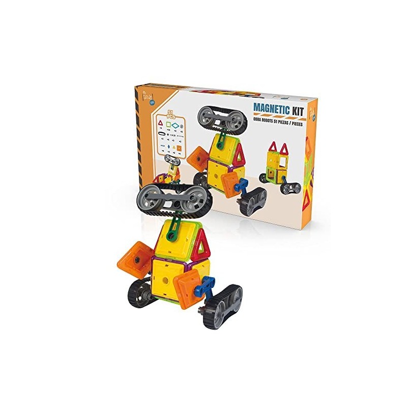 UNVI- Magnetic Kit Obra Robots 51...