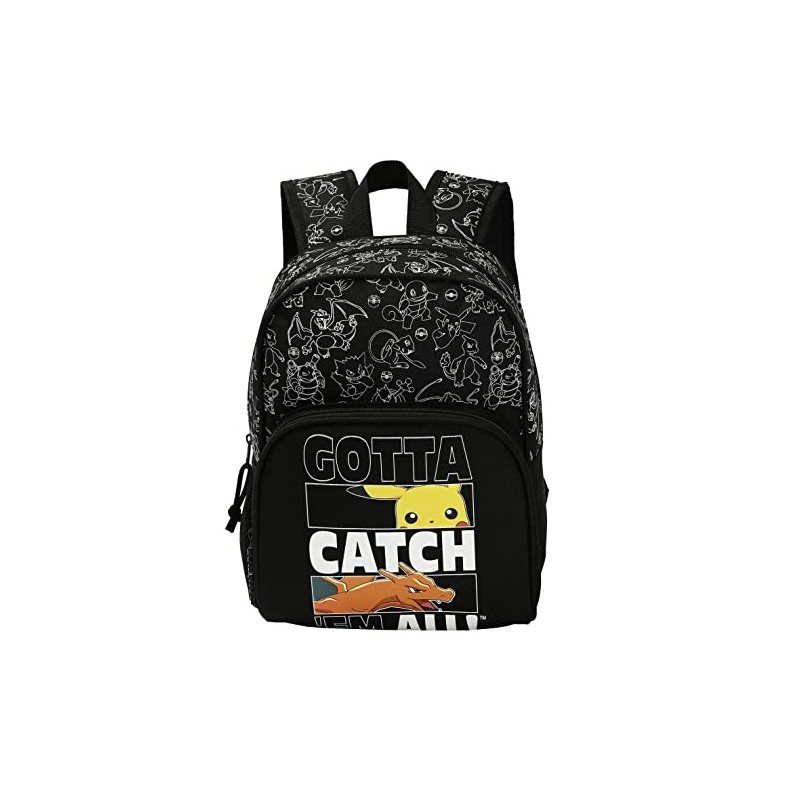 CYPBRANDS Mochila 30 cm Pokémon, Negro