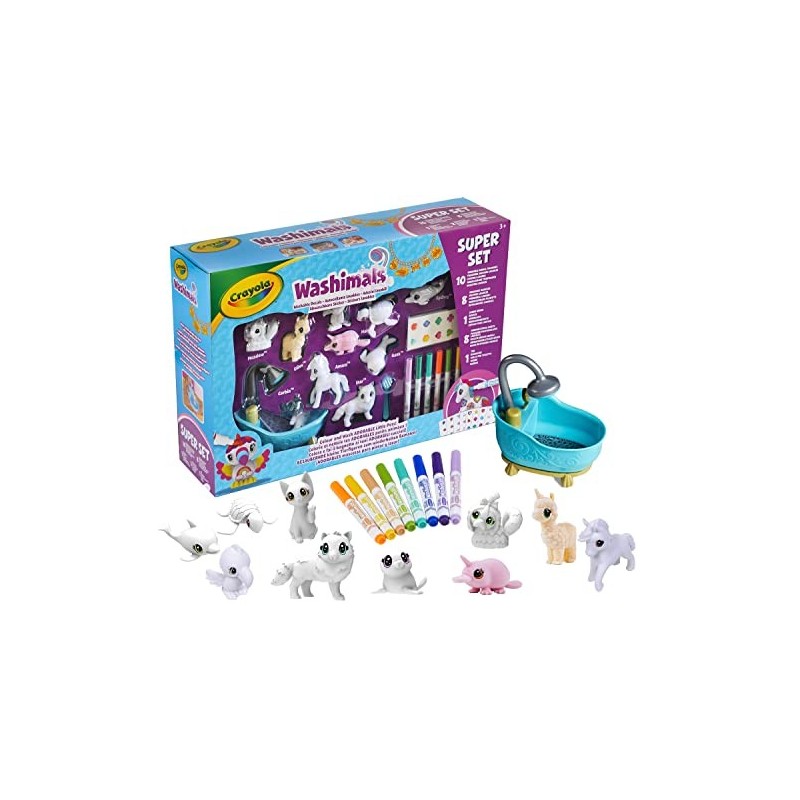 CRAYOLA-120 Washimals - Set 10...