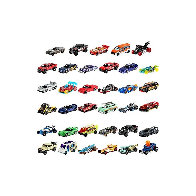 Hot Wheels Pack 36 coches de juguete...