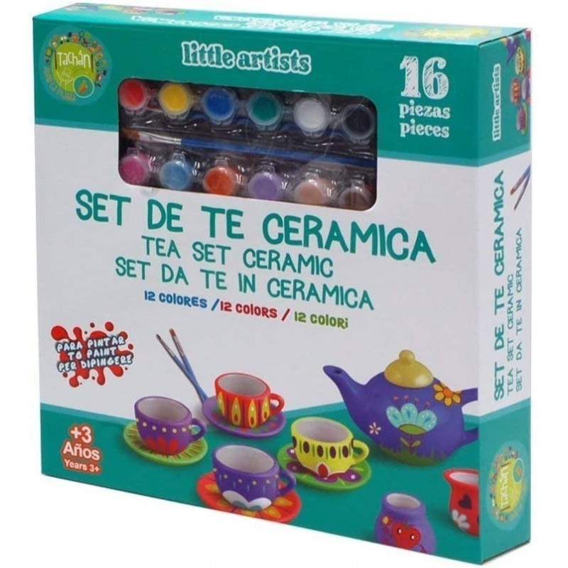 Set de té cerámica Little Artists,...