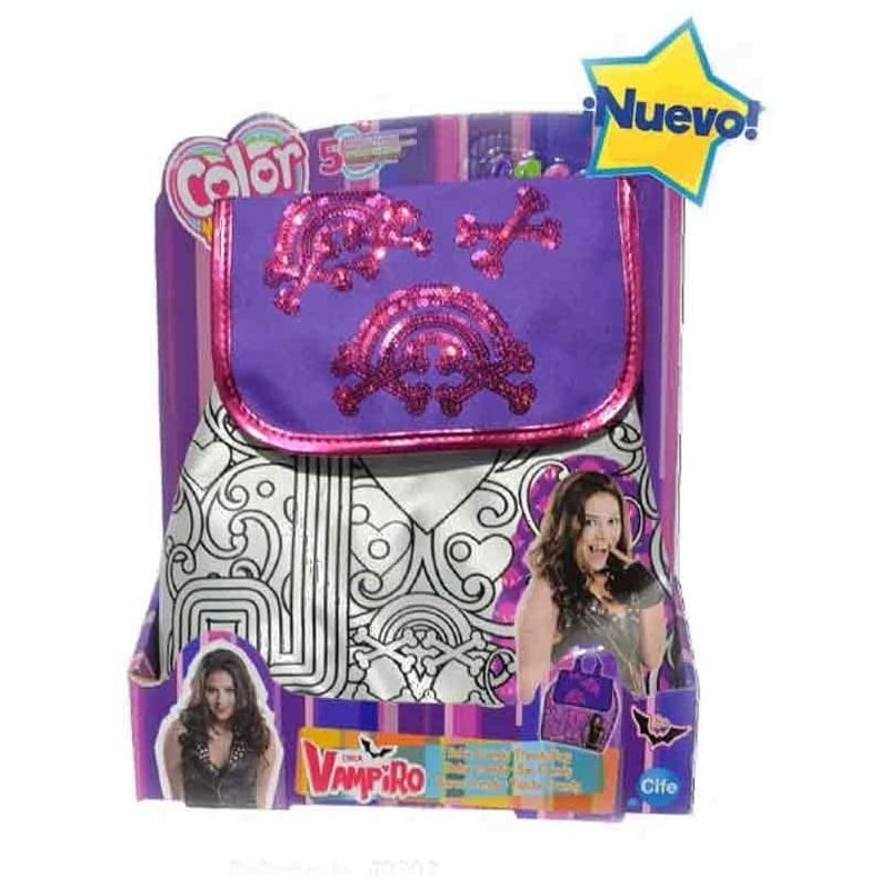 Color Me Mine- Mochila Chica Vampiro,...