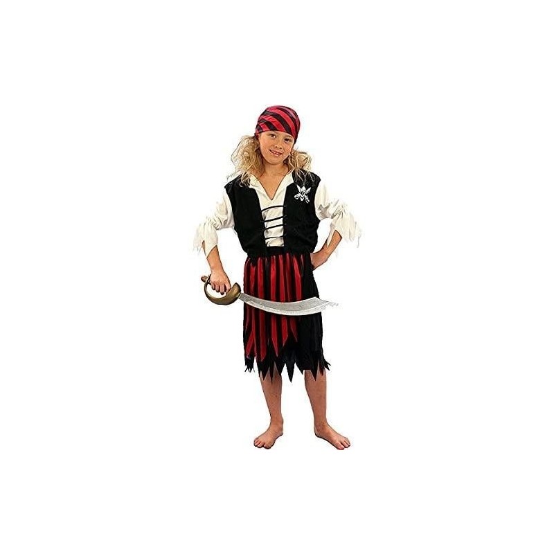 Disfraz de Piratesa Infantil Carnaval