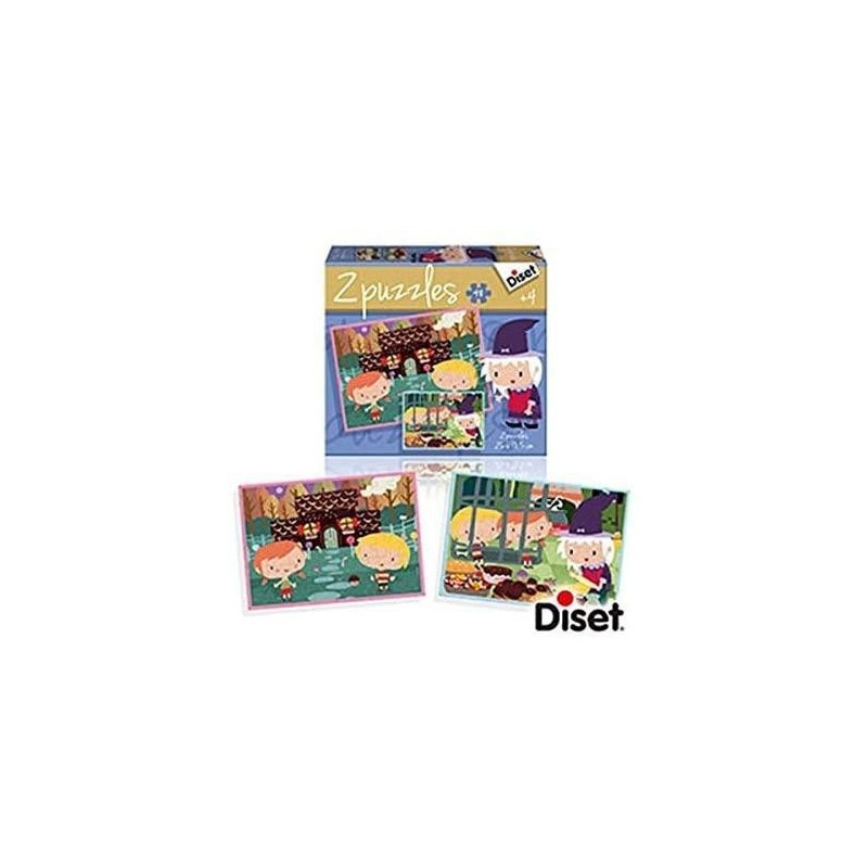 Puzzle cuentos 2x48 casita de chocolate