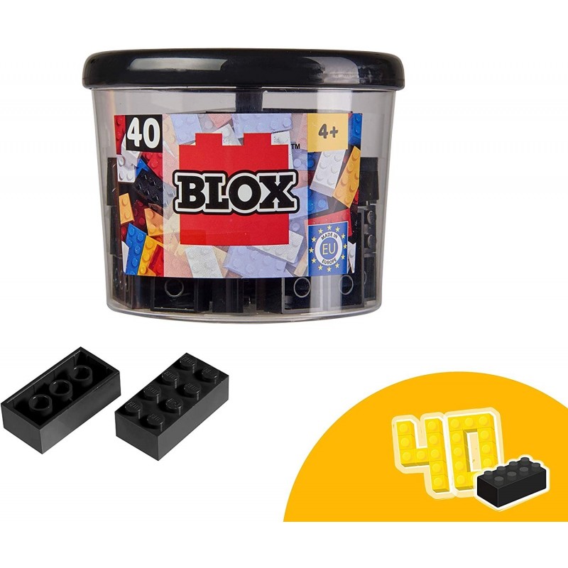 Blox - Bote de 40 bloques, color...