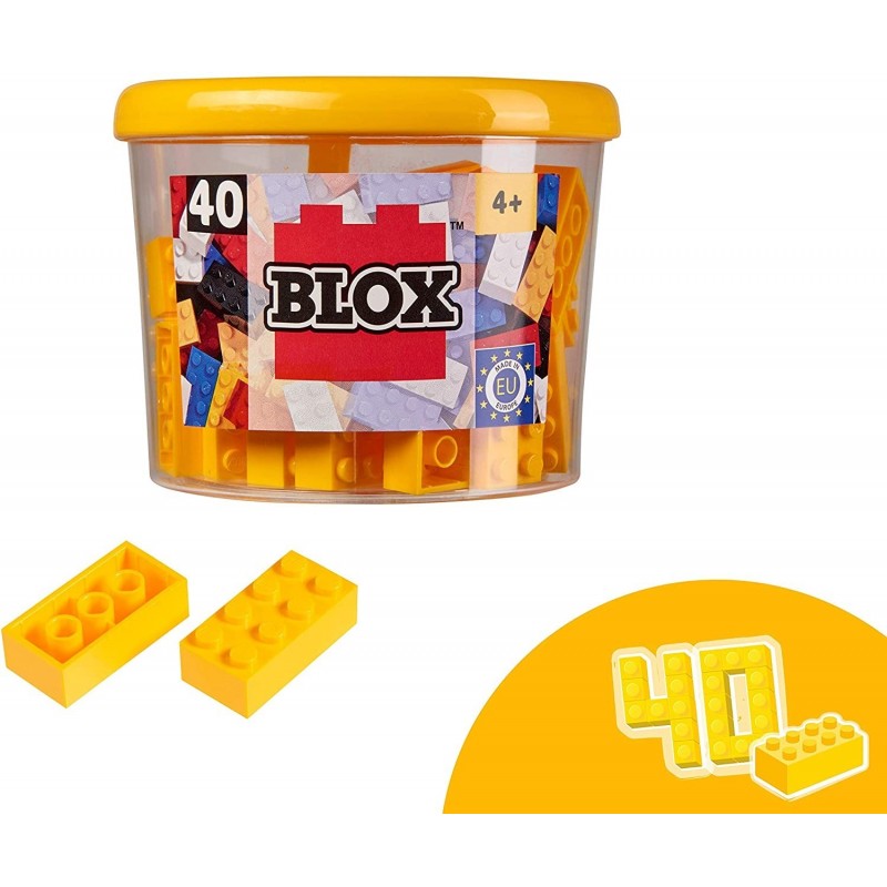 Blox - Bote de 40 bloques, color...