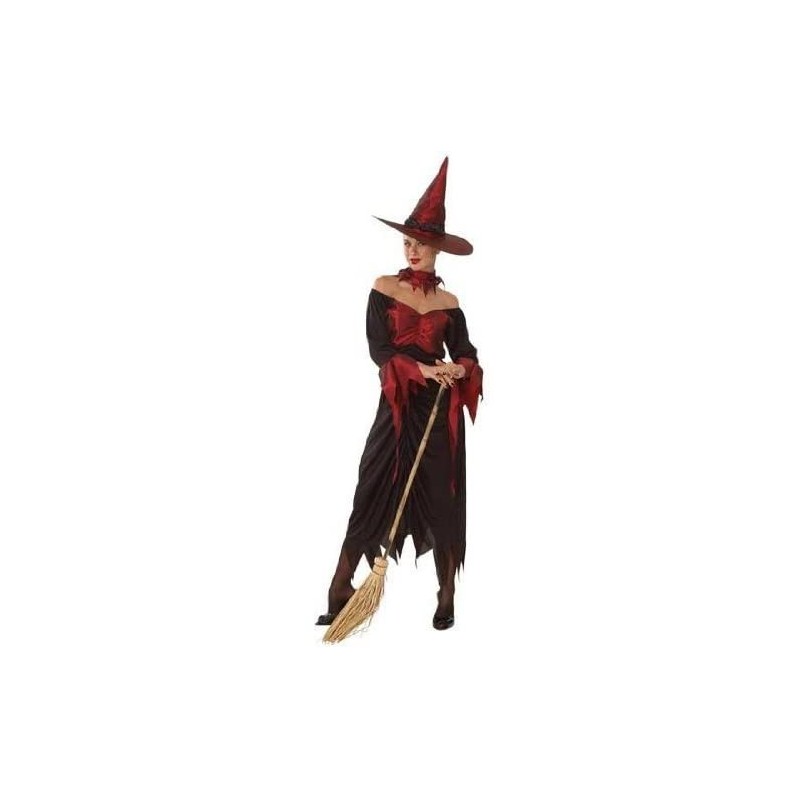 Wicked WITCH COSTUME, BLACK & RED...