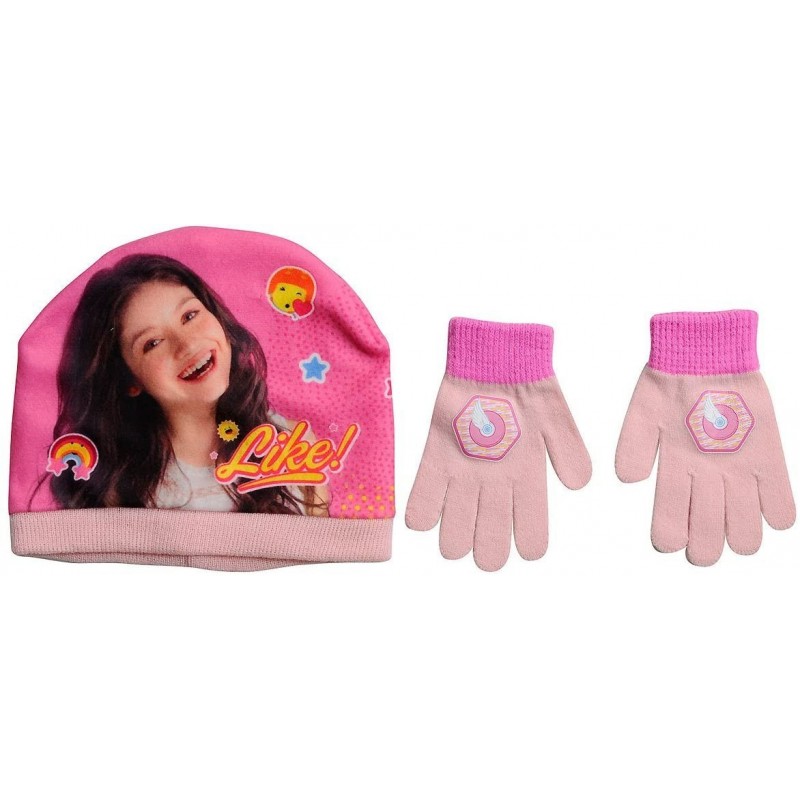 Factory Gorro+Guantes Rosa Soy Luna -...