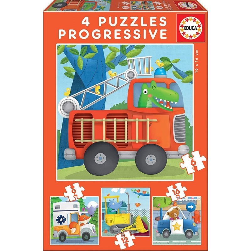 Educa - Puzzles Progresivos, puzzle...